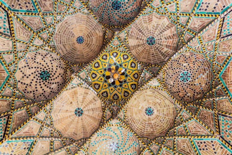 سقف مسجد جامع قزوین