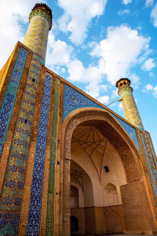 ورودی مسجد جامع قزوین